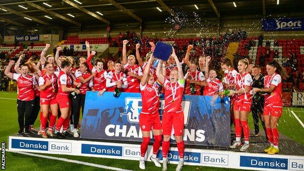 Marissa Callaghan and Megan Moran kick off the celebrations at Solitude