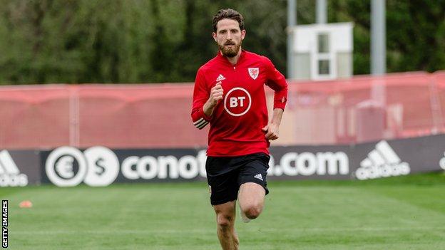 Joe Allen and Tom Lockyer: Wales assess duo’s fitness for Euros