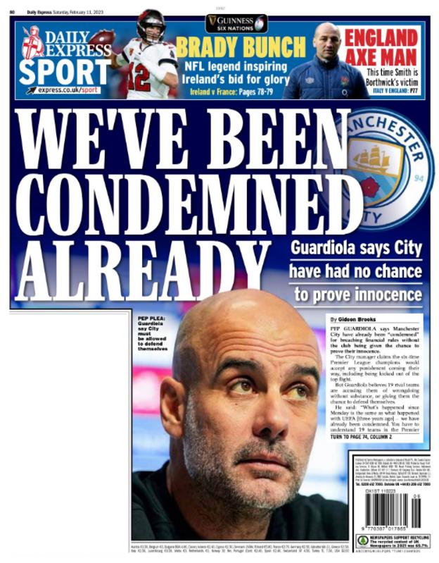 Saturday s Back Pages BBC Sport Saturday s back pages bbc sport