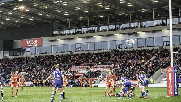 Salford Red Devils share the AJ Bell Stadium with Sale Sharks