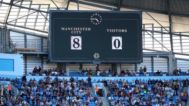 Manchester City 8-0 Watford
