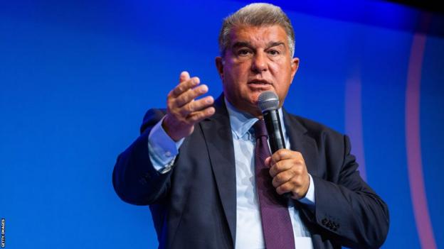 Joan Laporta: Barcelona president says there are 'no sporting