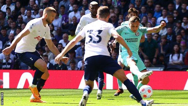 Tottenham Hotspur 0-1 Brighton: Late Trossard goal stuns sluggish Spurs - BBC Sport