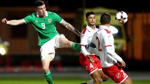 Northern Ireland U21s: Ross Larkin and David Parkhouse score in comfortable  win over Malta - BBC Sport