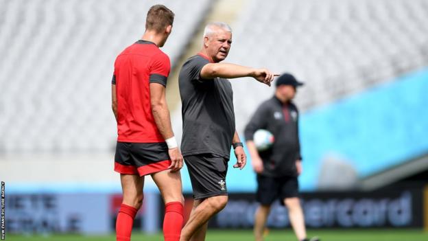 Warren Gatland, pictured with Liam Williams during the 2019, is preparing to take Wales into a fourth World Cup