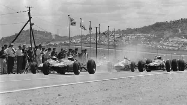 Start of the 1964 Rand Grand Prix