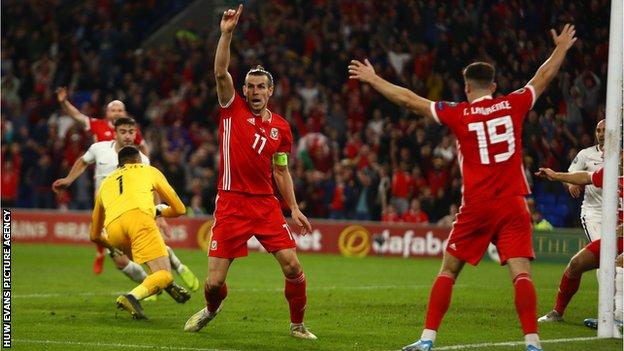 Gareth Bale will win his 80th cap for Wales in Thursday's game against Slovakia