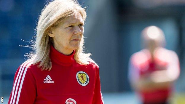 Scotland Women head coach Anna Signeul