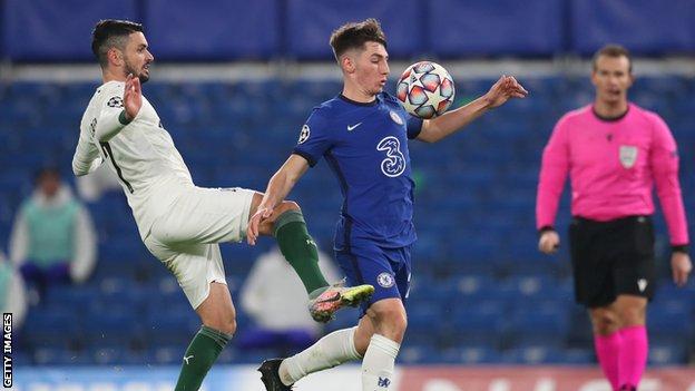 Billy Gilmour played the full 90 minutes in Chelsea's 1-1 draw against Krasnodar