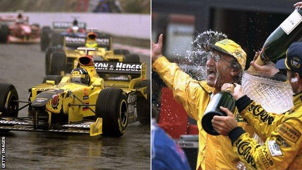 Damon Hill and Eddie Jordan