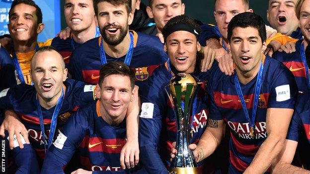 Barcelona lifted the 2015 Club World Cup