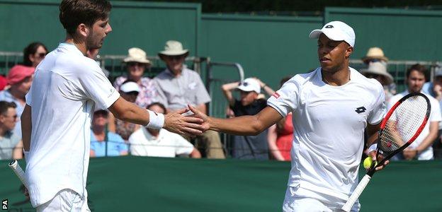 Cameron Norrie and Jay Clarke