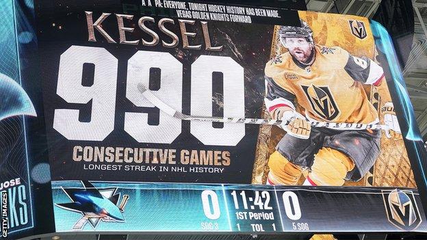 Phil Kessel Vegas Golden Knights ironman Toronto Maple Leafs