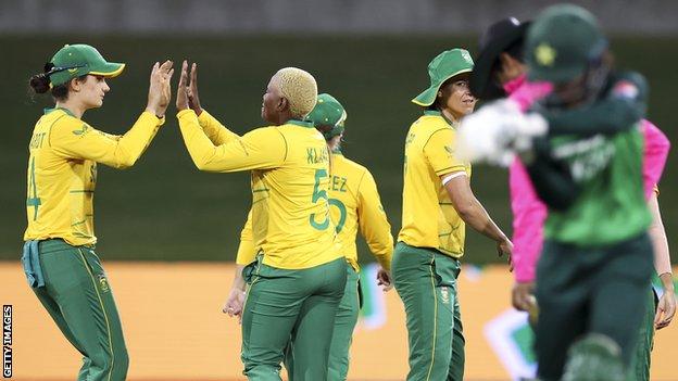 South Africa celebrate