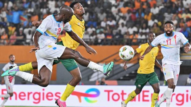 South Africa and DR Congo went straight to penalties after the 90 minutes ended goalless, with the 1996 champions winning 6-5 in the shootout