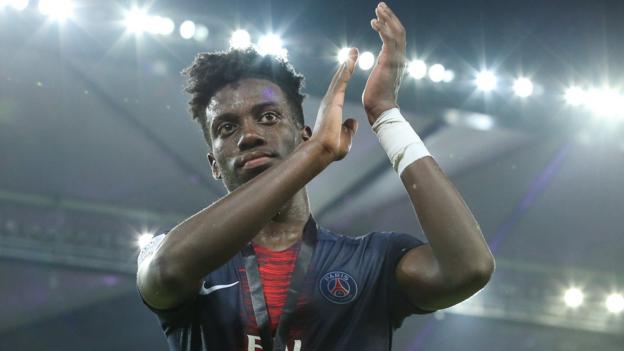 Timothy Weah: Celtic close in on loan signing of PSG forward