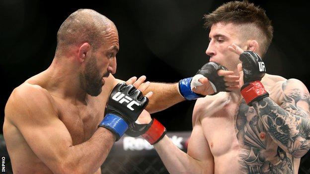 Norman Parke proved too strong for Reza Madadi in Dublin