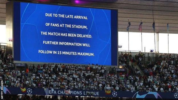 Liverpool v Real Madrid: Champions League final kick-off delayed for ‘security reasons’