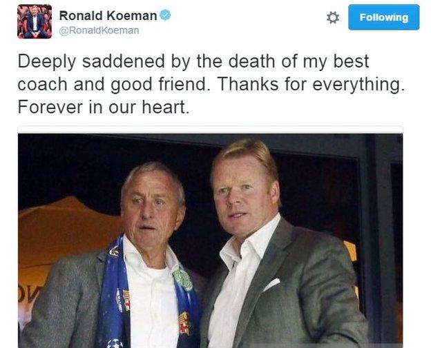 Ronal Koeman Twitter