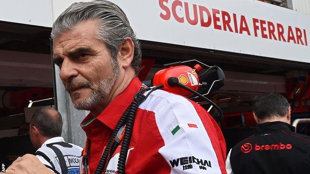 Ferrari team boss Maurizio Arrivabene