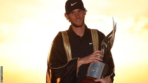 Thomas Pieters with trophy