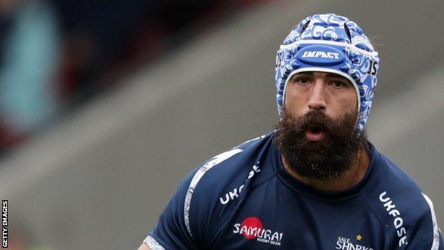 Josh Strauss scored five tries during his time with Sale Sharks
