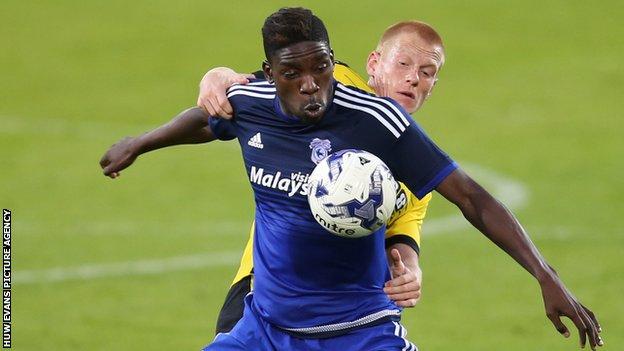 Sammy Ameobi has arrived at Cardiff City on a season's loan from Newcastle United