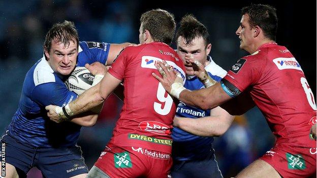 Jonathan Evans and Aaron Shingler were injured in Scarlets' Pro14 final defeat to Leinster