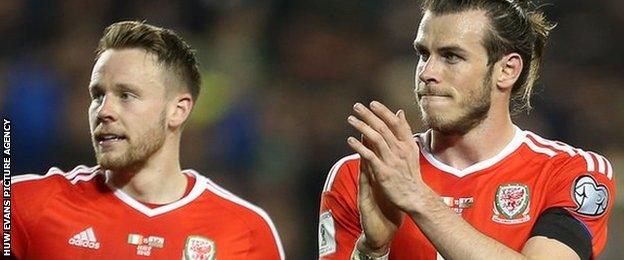 Chris Gunter and Gareth Bale