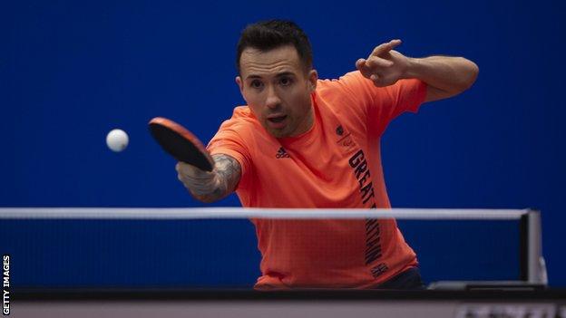 GB table tennis player Will Bayley in action