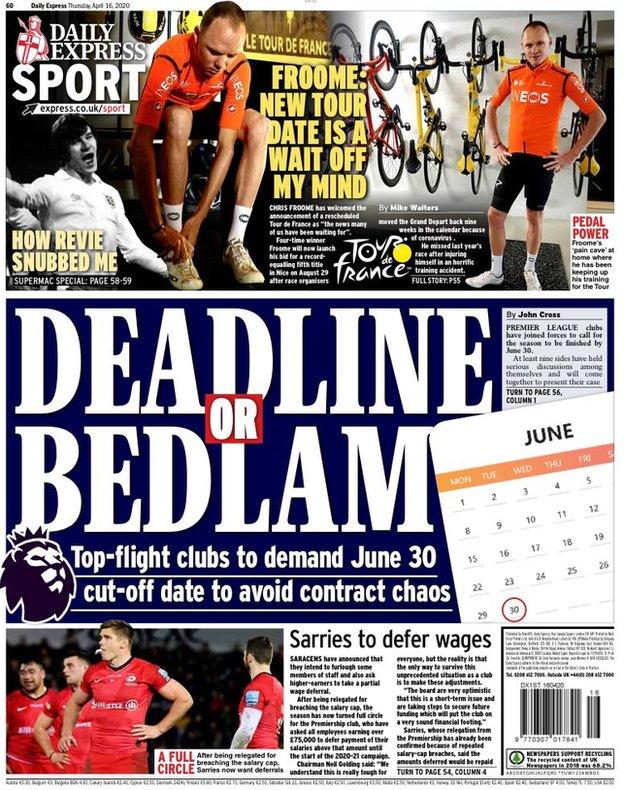 express back page
