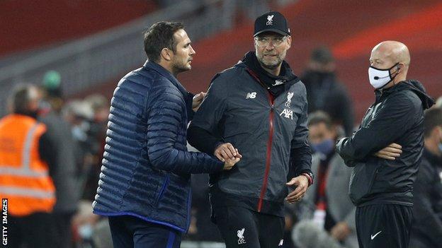 Lampard and Klopp make up after their touchline bust-up