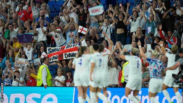 England celebrate