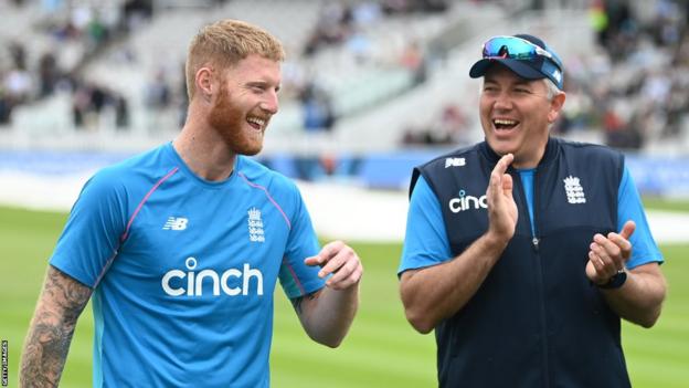 Ben Stokes and Chris Silverwood