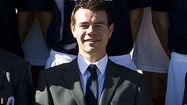 Ross Wilson during his time at Falkirk