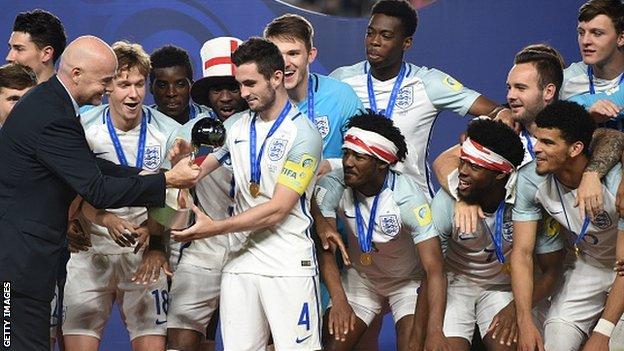 Lewis Cook lifted the Under-20 World Cup for England this summer