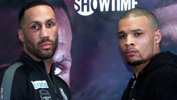 DeGale (left) has lost just once, while Eubank Jr has two losses in his career