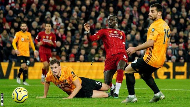 Liverpool 1-0 Wolves: Sadio Mane scores winner to send Reds 13 points clear  - BBC Sport