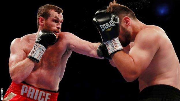 David Price proved too strong for British rival Dave Allen in his most recent win