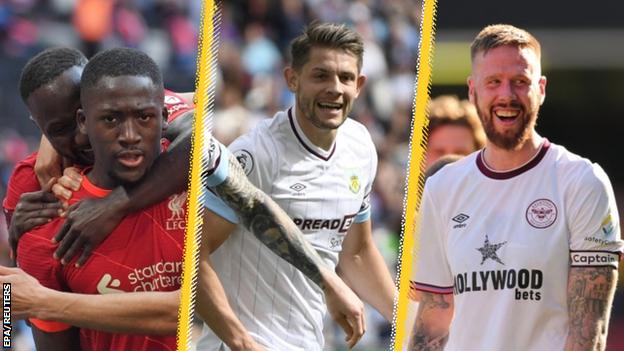 Ibrahima Konate, James Tarkowski and Pontus Jansson