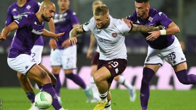 This season, Hearts played in a Conference League group with finalists Fiorentina