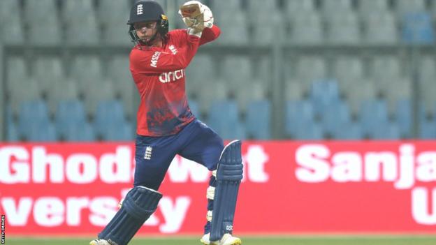 Danni Wyatt batting for England