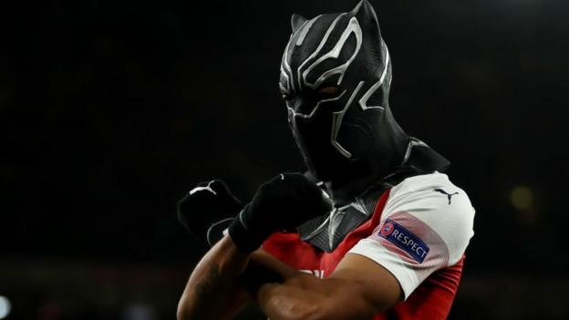 Arsenal 3-0 Rennes (agg: 4-3): Pierre-Emerick Aubameyang inspires Europa League comeback - BBC Sport