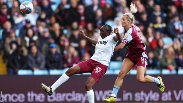 Hawa Cissoko and Rachel Daly.