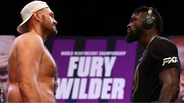 Tyson Fury and Deontay Wilder