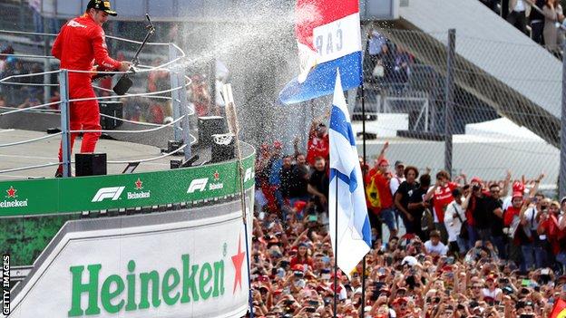 Ferrari celebrate
