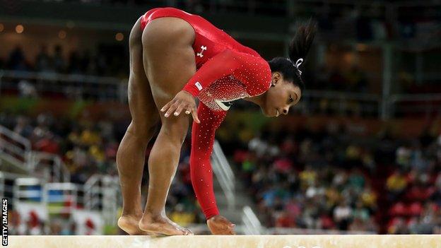 Rio Olympics 2016 Simone Biles Wins Bronze As Sanne Wevers Takes Gold 
