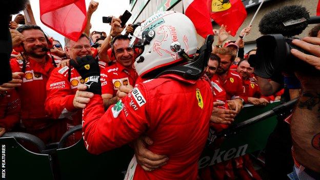 Ferrari F1 driver Sebastian Vettel