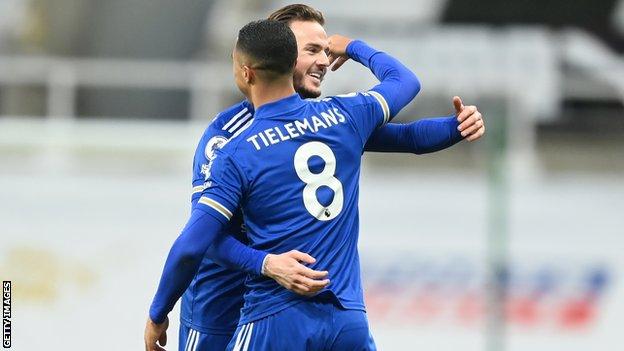 Youri Tielemans and James Maddison.