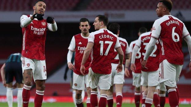 Arsenal 6 - West Brom 0 match report: Aubameyang hat trick